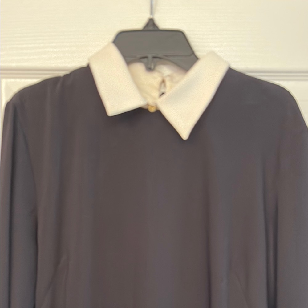 Ralph Lauren Black Dress with White Collar